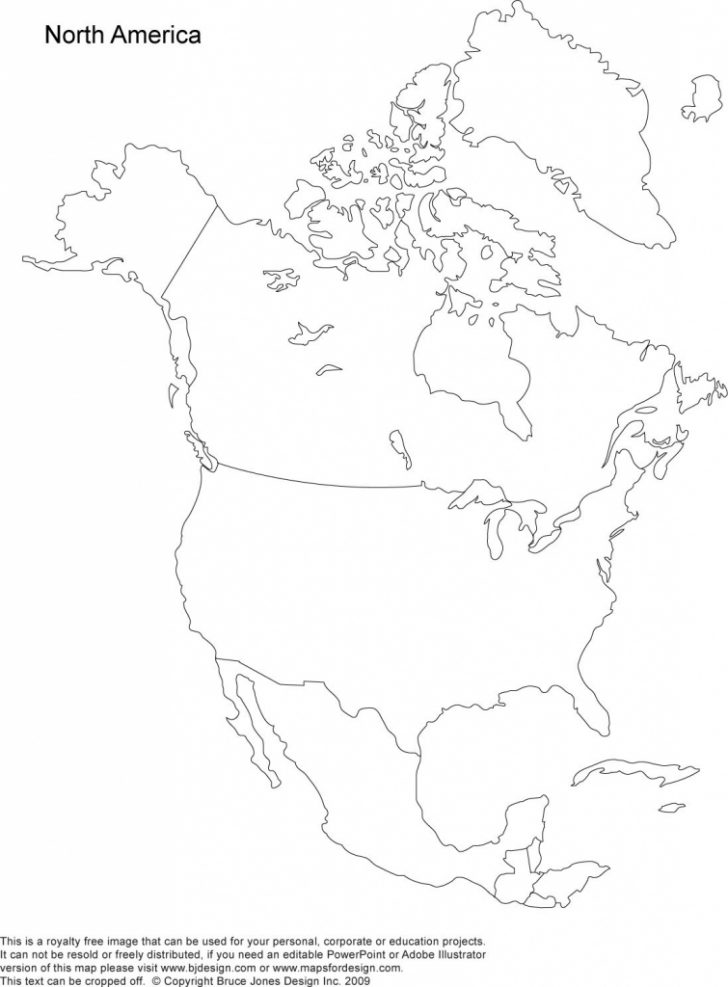 Printable Map Of America