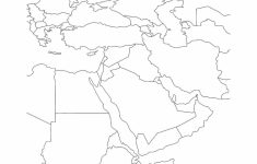 Printable Blank Map Of The Middle East | D1Softball - Middle East Outline Map Printable