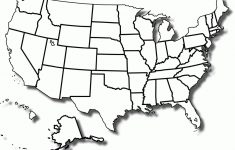 Printable Blank Map Of Us - Maydan.mouldings.co - Us Map Unlabeled Printable
