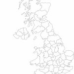Printable, Blank Uk, United Kingdom Outline Maps • Royalty Free   Outline Map Of England Printable