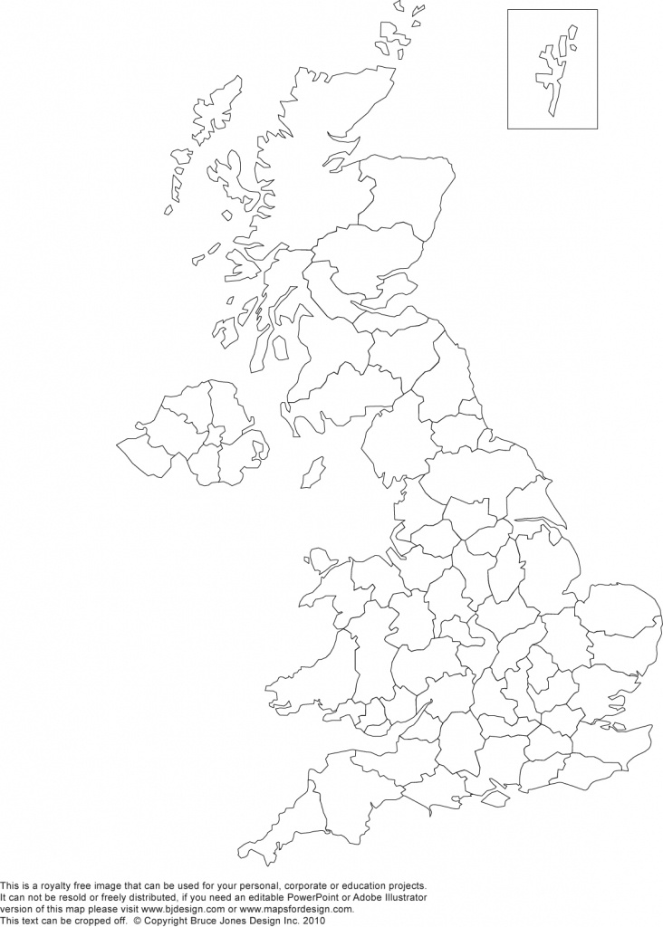 Printable, Blank Uk, United Kingdom Outline Maps • Royalty Free - Printable Map Of Uk Counties
