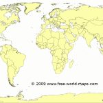 Printable Blank World Maps | Free World Maps   Blank Physical World Map Printable