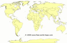 Printable Blank World Maps | Free World Maps - Free Large Printable World Map