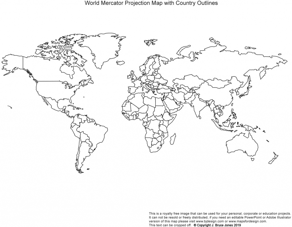 Blank World Map Countries Printable - Printable Maps
