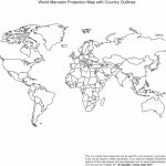 Printable, Blank World Outline Maps • Royalty Free • Globe, Earth   Blank World Map Printable
