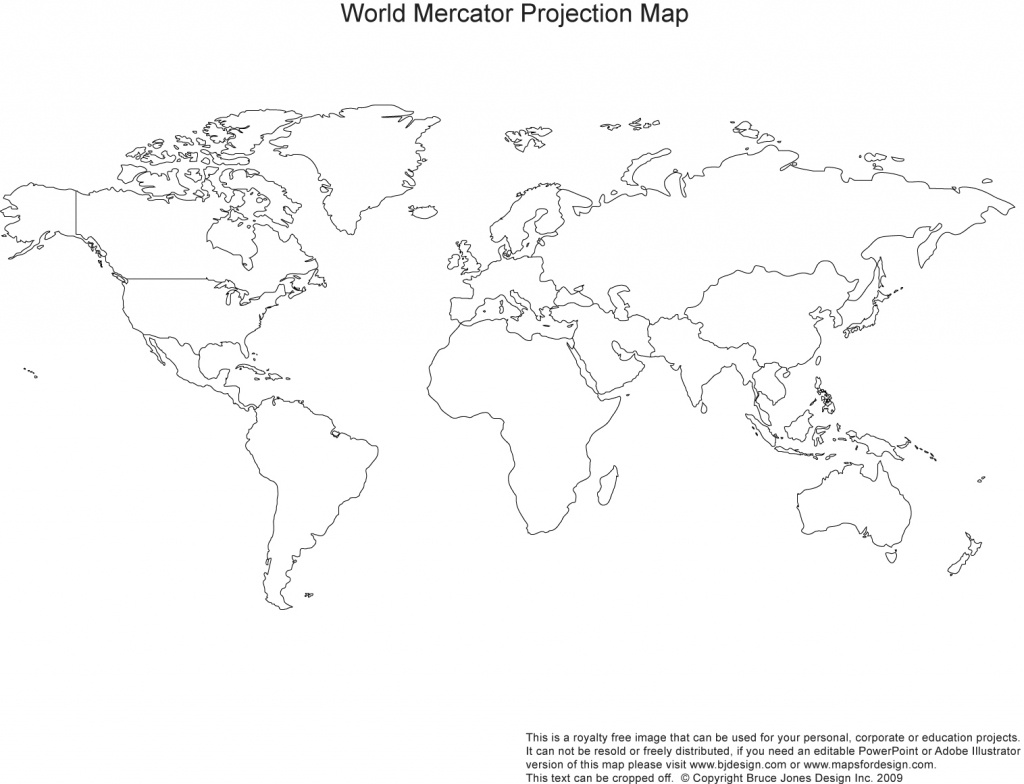 Printable, Blank World Outline Maps • Royalty Free • Globe, Earth - Free Printable Blank World Map