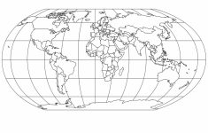 Printable, Blank World Outline Maps • Royalty Free • Globe, Earth - Free Printable World Map Outline
