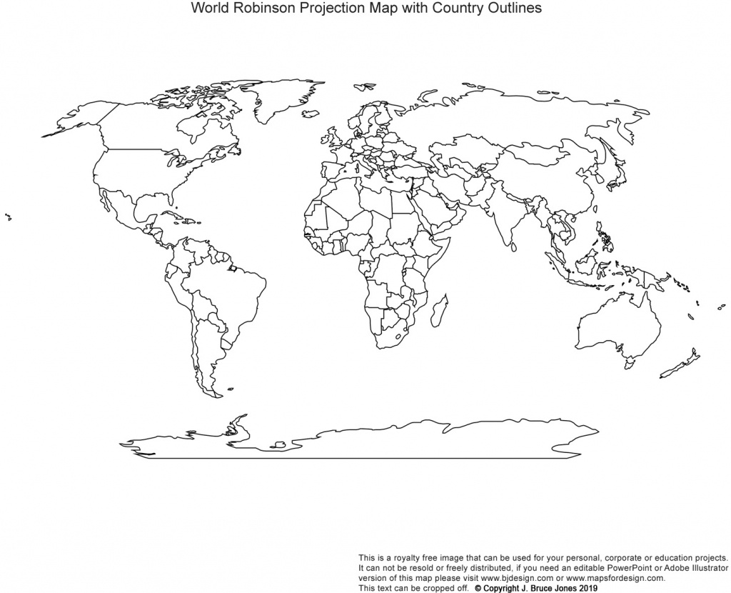 Printable, Blank World Outline Maps • Royalty Free • Globe, Earth - Large Printable World Map Outline