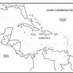 Printable Caribbean Islands Blank Map Diagram Of Central America And   Printable Blank Caribbean Map