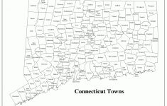 Printable Connecticut Town Map | Connecticut Town Map (Pdf, 44K - Printable Town Maps