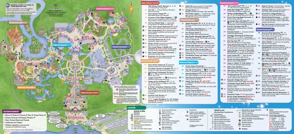 Printable Disney World Maps - Design Templates - Printable Disney Maps