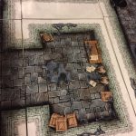 Printable Heroes — Test Print Of Another Ooze Covered Dungeon Map   Printable D&d Map Tiles