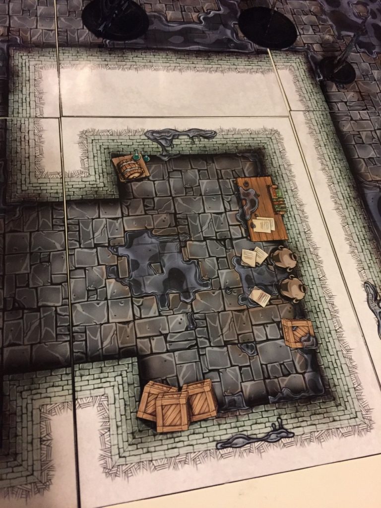 Printable Heroes — Test Print Of Another Ooze Covered Dungeon Map ...