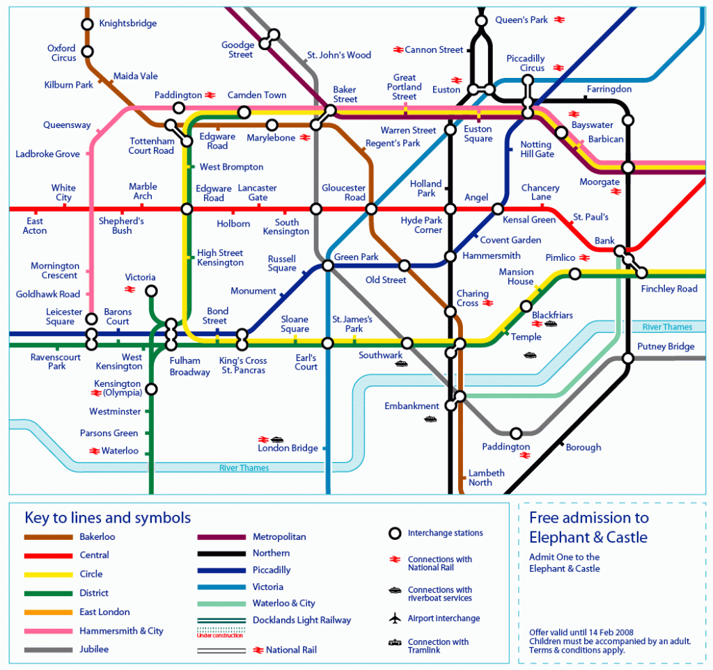 Printable London Tube Map | Printable London Underground Map 2012 - Central London Tube Map Printable