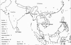 Printable Map Asia With Countries And Capitals Noavg Outline Of - Printable Map Of Asia