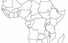 Printable Map Of Africa | Africa World Regional Blank Printable Map - Blank Political Map Of Africa Printable