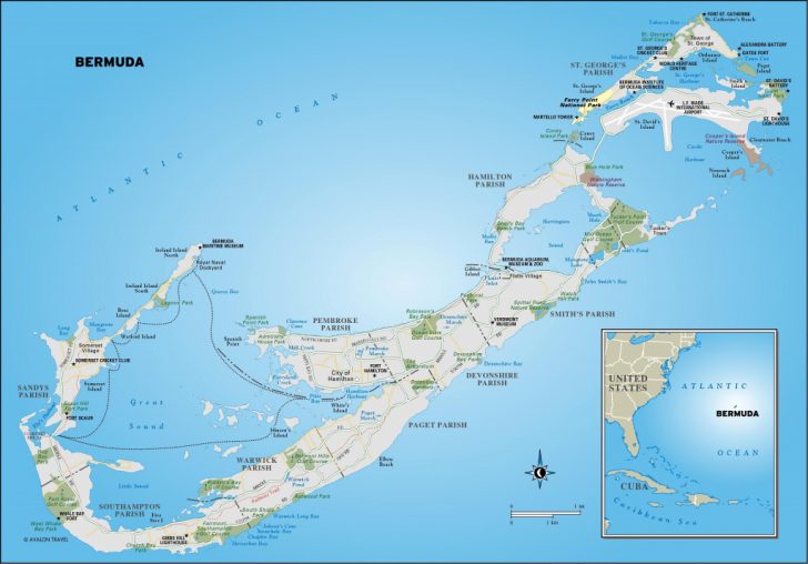 Printable Map Of Bermuda