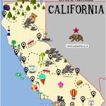 Printable Map Of California For Kids The Ultimate Road Trip Map Of   California Map For Kids