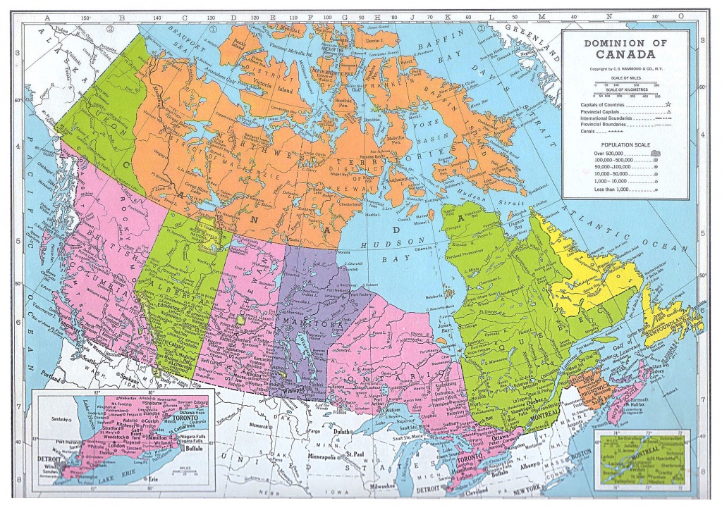 Printable Map Of Canada And Travel Information | Download Free - Free Printable Map Of Canada For Kids