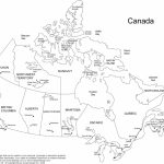 Printable Map Of Canada Provinces | Printable, Blank Map Of Canada   Printable Blank Map Of Canada With Provinces And Capitals