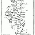 Printable Map Of Illinois And Travel Information | Download Free   Illinois County Map Printable