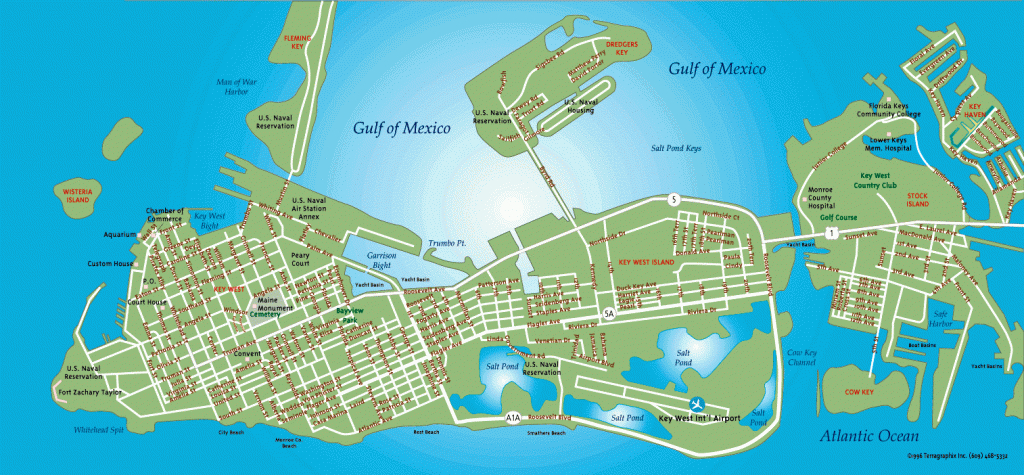 Printable Map Of Key West Florida Streets Hotels Area Attractions Pdf - Printable Street Map Of Key West Fl
