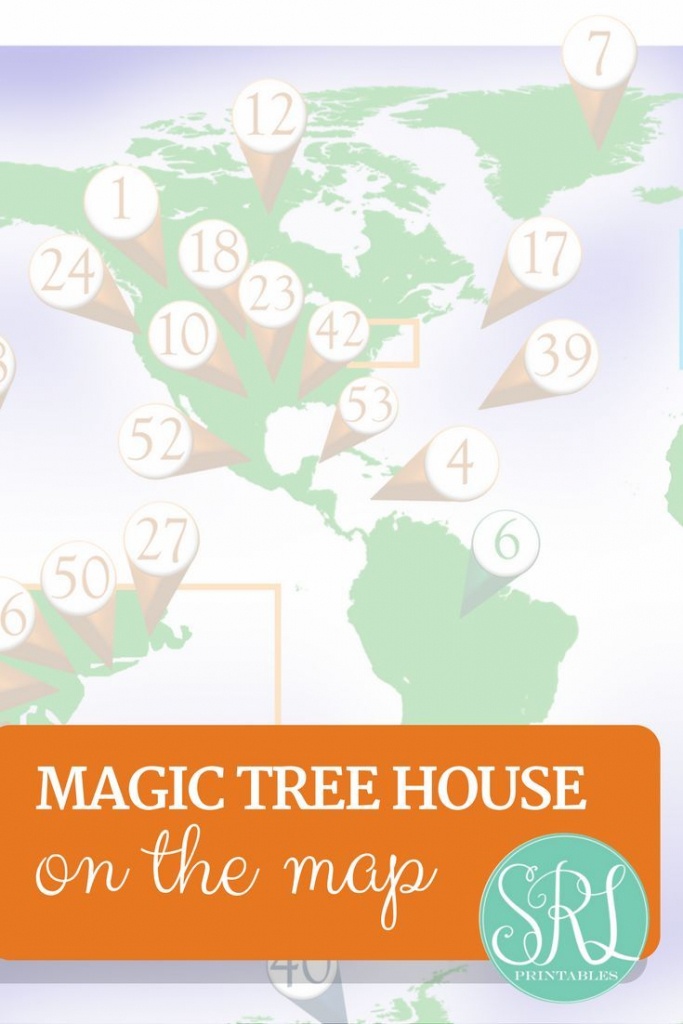 Printable Map Of Magic Tree House Books! Read Around The World With - Printable Tree Map