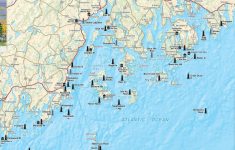 Printable Map Of Maine Lighthouses | Time Zones Map - Printable Map Of Maine Lighthouses