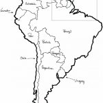 Printable Map Of North And South America And Travel Information   Free Printable Map Of North America