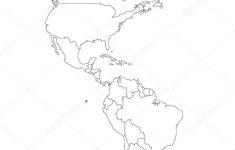 Printable Map Of North And South America And Travel Information - Printable Map Of North And South America