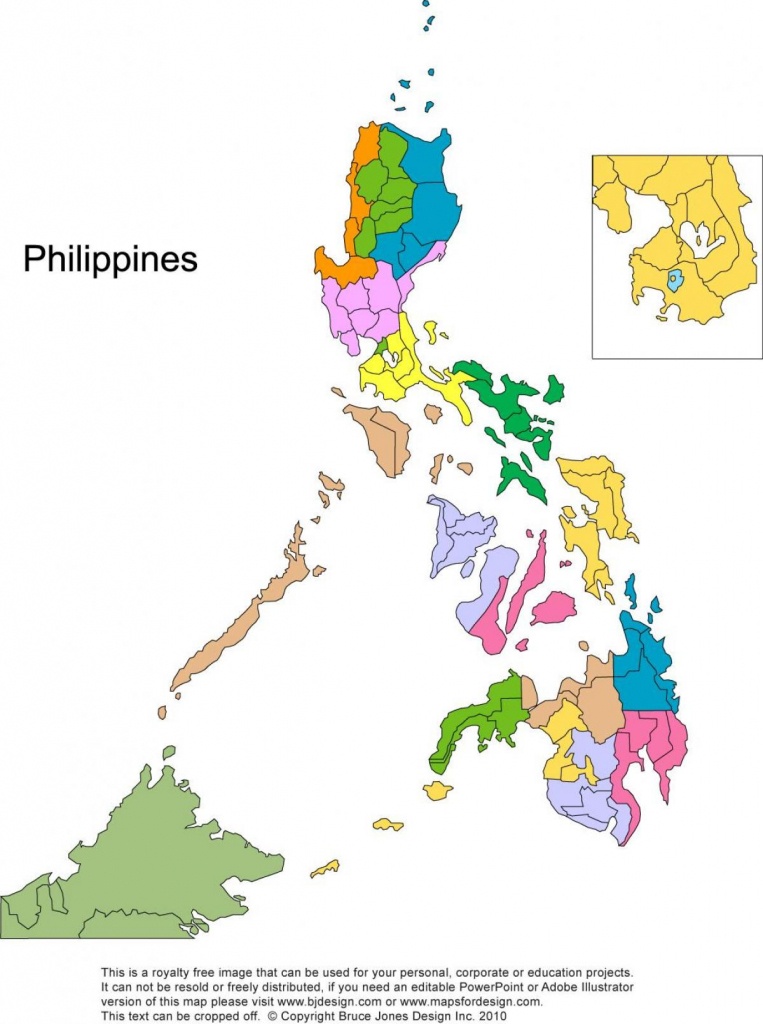 Printable Map Of The Philippines - Free Printable Map Of The - Free Printable Map Of The Philippines