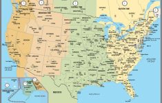 Printable Map Of The Usa With Time Zones - Printable Us Map With Time Zones And Area Codes