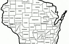 Printable Map Of Wisconsin And Travel Information | Download Free - Map Of Wisconsin Counties Printable