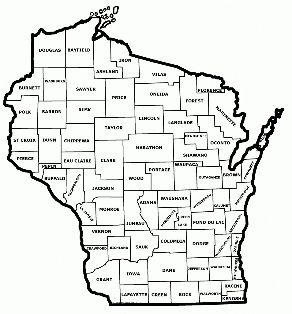 Printable Map Of Wisconsin And Travel Information | Download Free - Printable Map Of Wisconsin