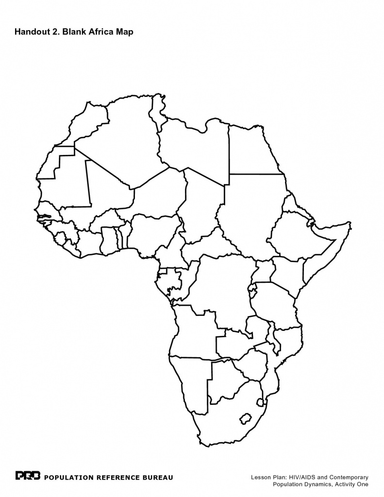 Printable Maps Of Africa - Maplewebandpc - Printable Blank Map Of Africa