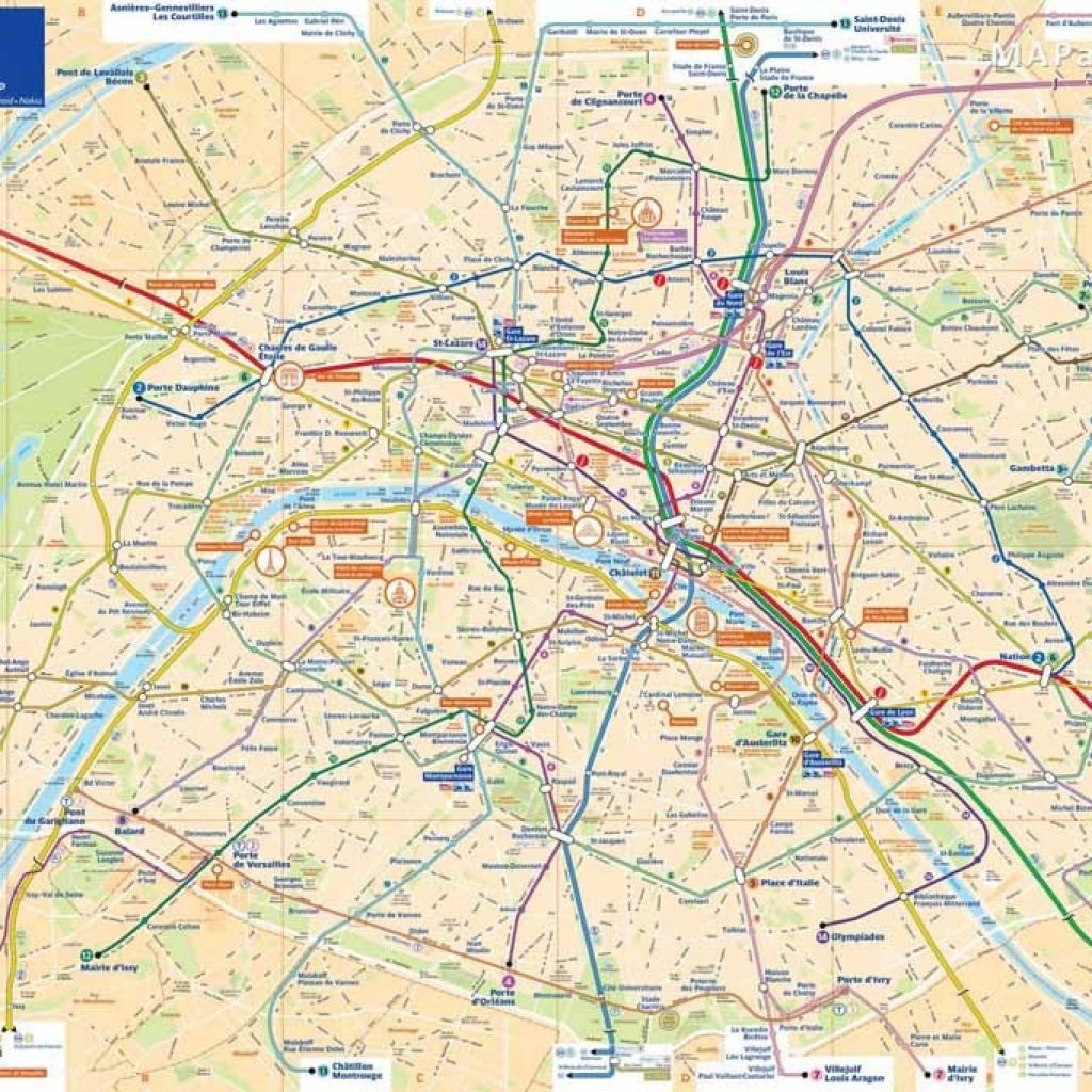 Printable Maps Of Paris Top Tourist Attractions Free Mapaplan Com - Printable Map Of Paris Tourist Attractions
