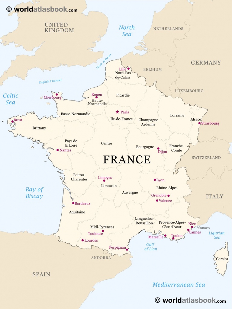 Printable Outline Maps For Kids | Map Of France Outline Blank Map Of - Printable Map Of France