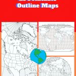 Printable Outline Maps Of The World (Pdf): Download And Print 21   Printable World Map With Hemispheres