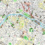 Printable Paris Street Map   Capitalsource   Street Map Of Paris France Printable