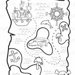 Printable Pirate Treasure Map For Kids✖️adult Coloring Pages➕More   Printable Pirate Map