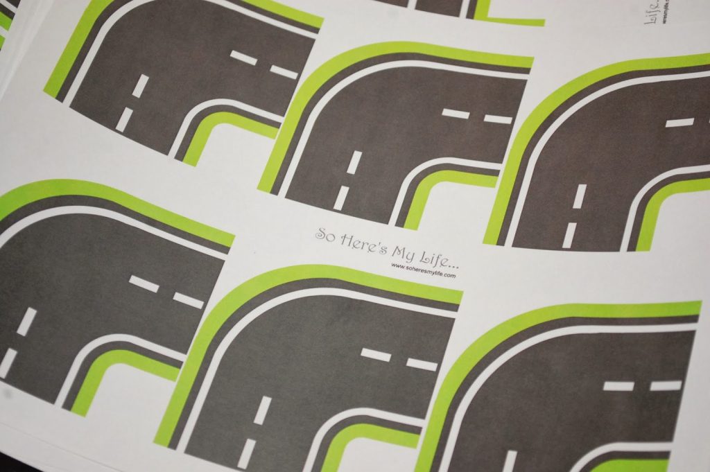Printable Roads For Kids' Toy Cars So Here's My Life Printable Road