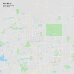 Printable Street Map Of Frisco, Texas | Hebstreits Sketches   Map Of Texas Showing Frisco