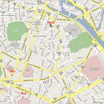 Printable Street Map Of Paris Download Printable Paris Street Map   Street Map Of Paris France Printable