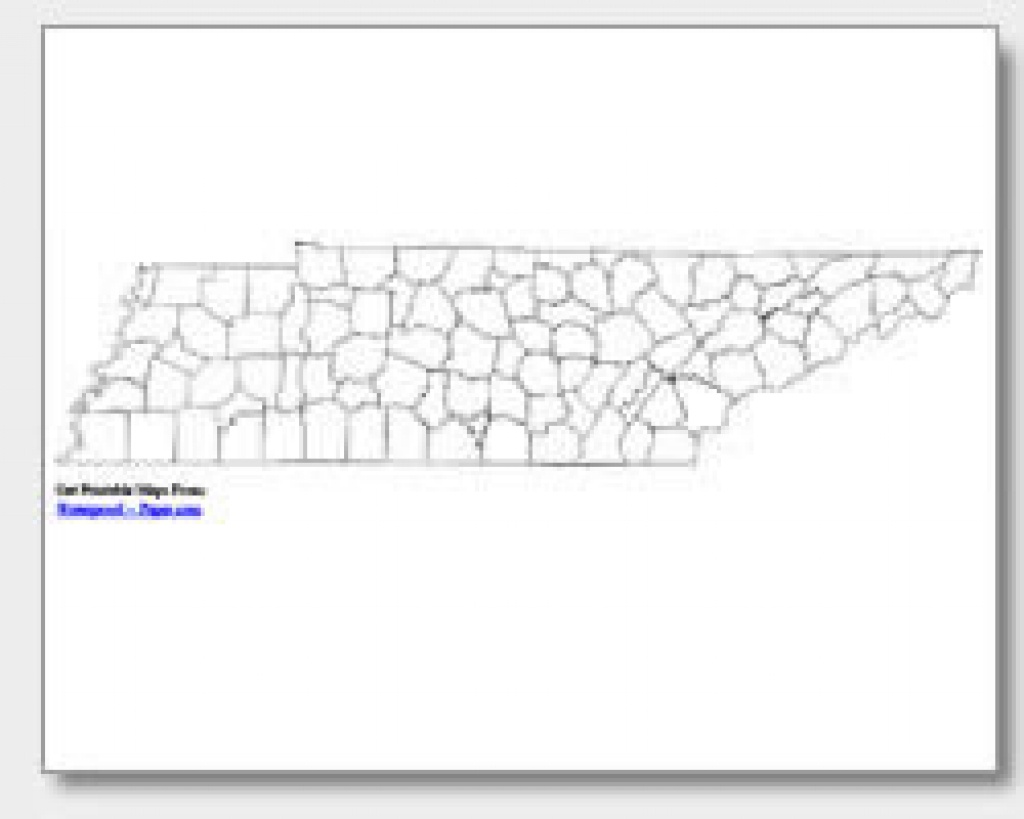 Printable Tennessee Maps | State Outline, County, Cities - Printable Map Of Tennessee
