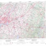 Printable Topographic Map Of Montreal 031H, Qc   Topographic Map Printable