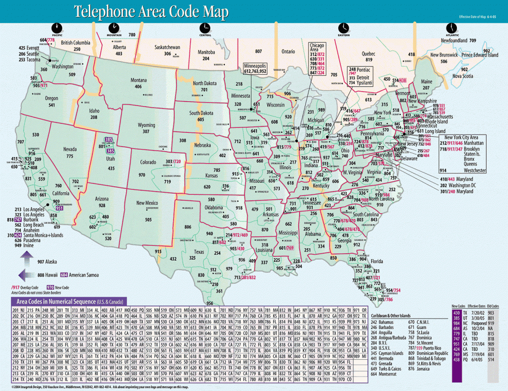 Printable Area Code Map Printable Maps