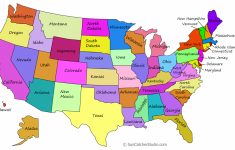 Printable Us Maps With States (Outlines Of America - United States) - Map Of The Us States Printable