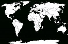Printable White-Transparent Political Blank World Map C3 | Free - Picture Of Map Of The World Printable