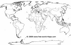 Printable White Transparent Political Blank World Map C3 In 2 - Blank World Map Printable
