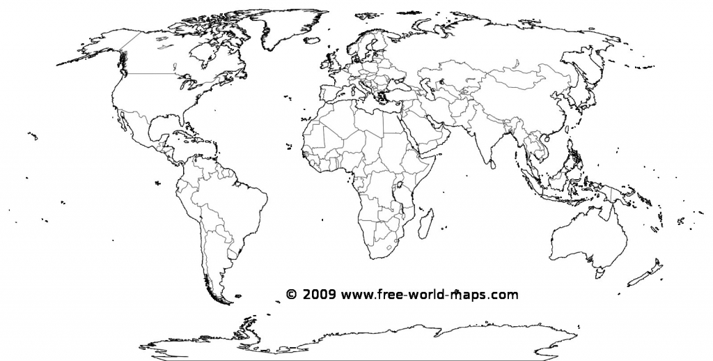 Printable White Transparent Political Blank World Map C3 In 2 - Blank World Map Printable